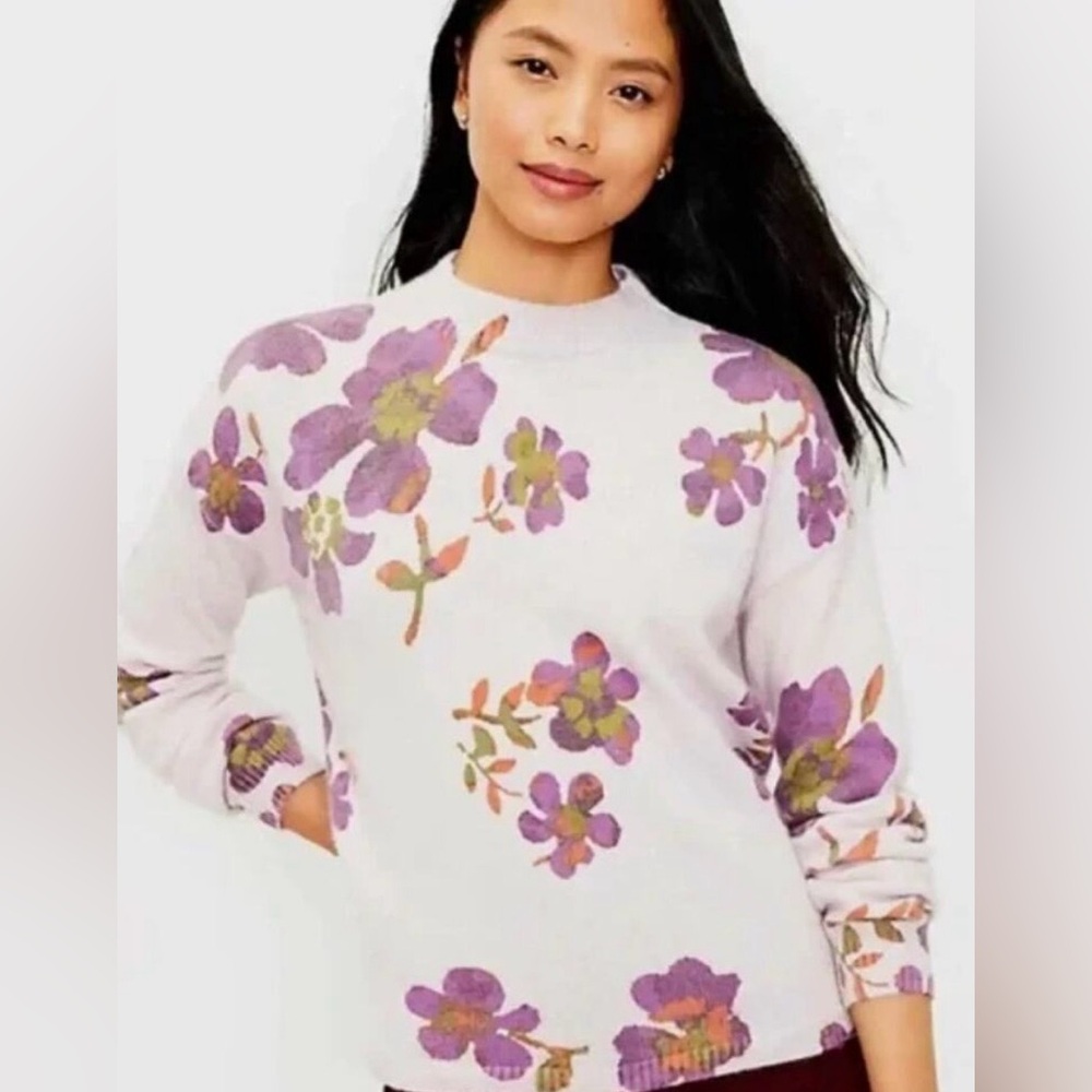Loft Mock Neck Sweater